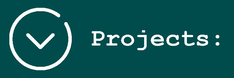 Arrow pointing down, indicating Projects below